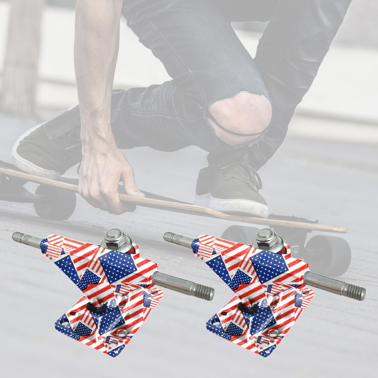 Blesiya 1 Pair Lightweight 3.25 Inch Skateboard Truck Aluminum Trucks