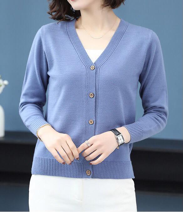 Hình ảnh ÁO KHOÁC LEN CARDIGAN NỮ - HATI