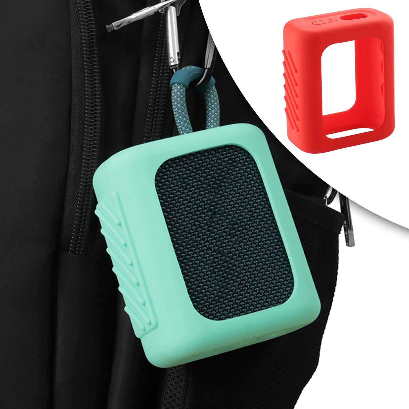 Speaker Silicone Case with Bag Hook Speaker Accessories Portable for Go3