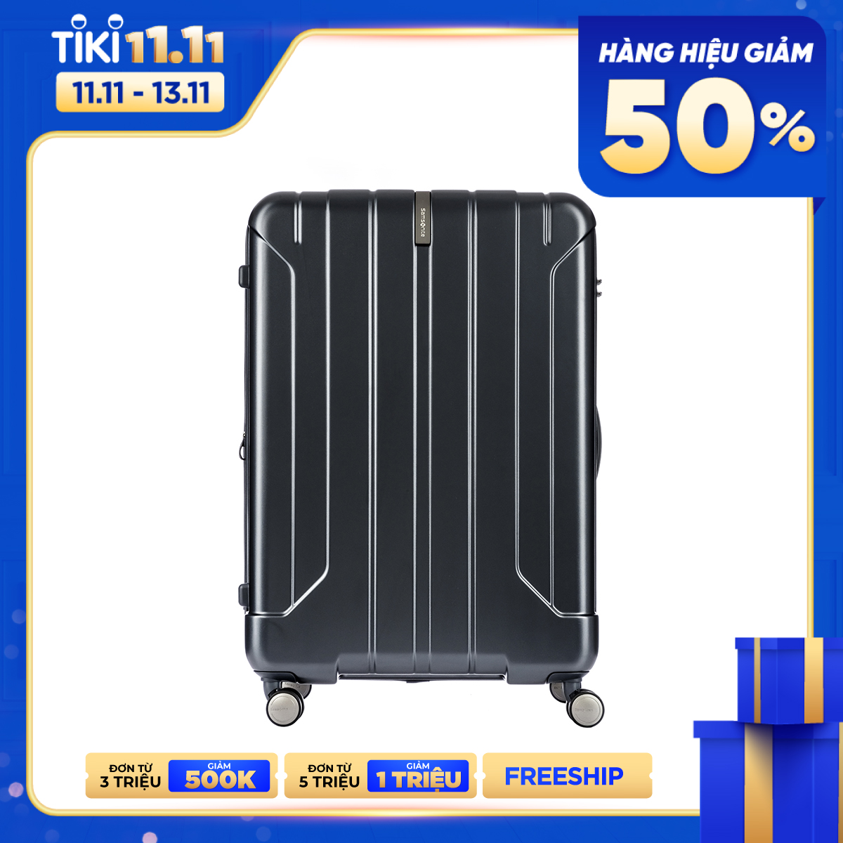 Vali Nhựa Samsonite Niar TSA : Kiểu dáng hiện đại Trang bị khóa bảo vệ TSA Trang bị 4 bánh xe đôi giúp bạn dễ dàng di chuyển trên mọi địa hình Khoang hành lý có thể mở rộng Tay cầm chắc chắn thuận tiện - MATT GRAPHITE