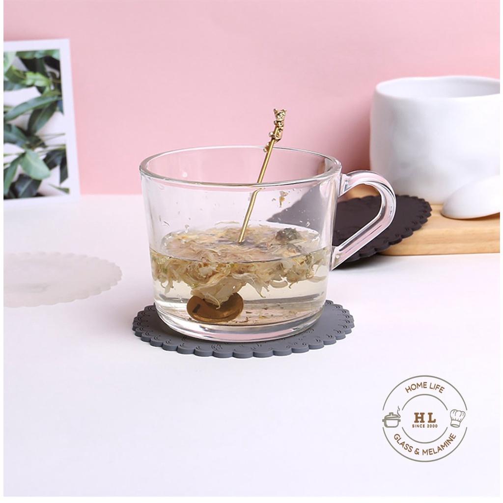 Lót Ly 3D Silicon Chống Trượt Không Thấm Nước | LÓT LY CỐC HỌA TIẾT 3D CHO NHÀ HÀNG QUÁN CAFE KHÔNG HỌA TIẾT