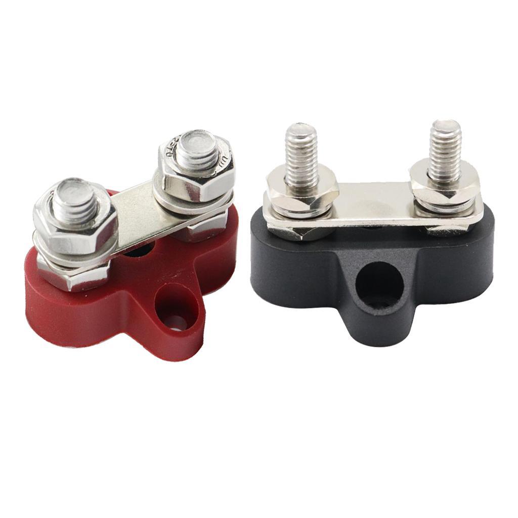 Bus Bar Power Terminal Block Negative M8 Positive Power Distribution Stud