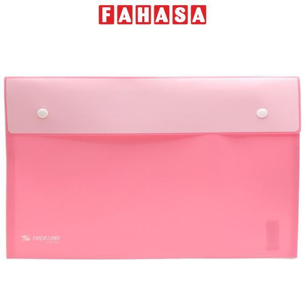 Bìa Nút Màu Pastel F4 - Thiên Long CBF-003 - Hồng Pastel