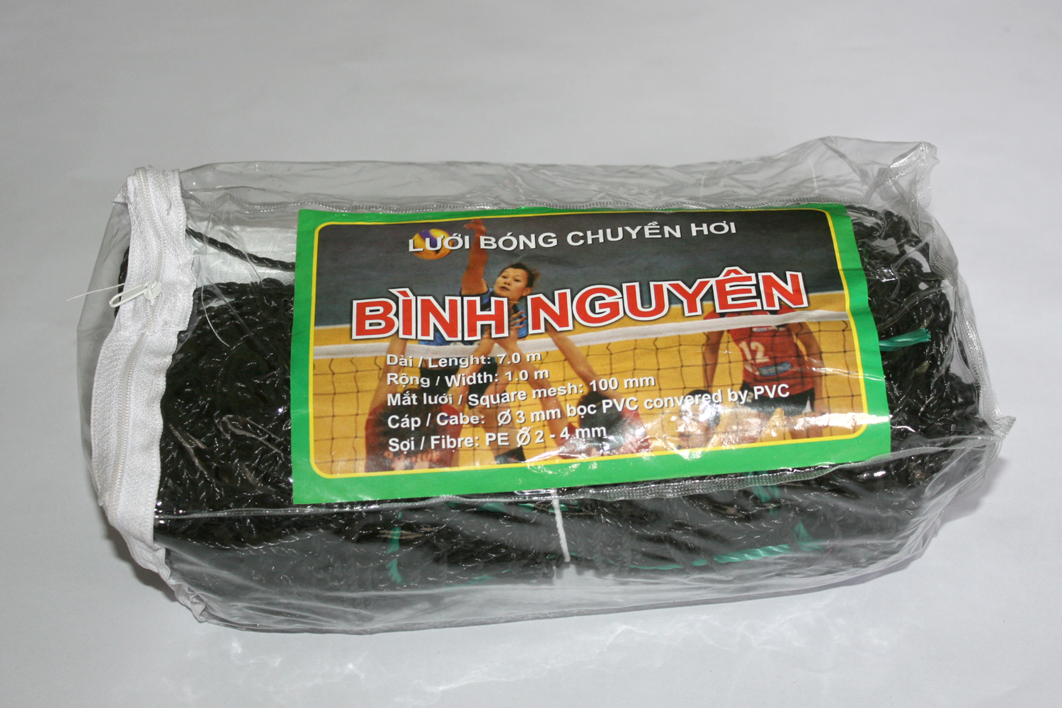 Lưới bóng chuyền hơi cước 7mx1m mắt lưới 100mn