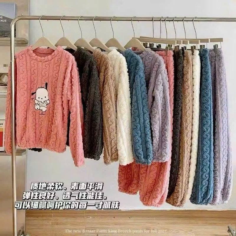 [KoSuyTu] Bộ Nỉ Bông Lông Thỏ Siêu Mềm, Ấm, Đáng Yêu - Hottrend 2025 Ở Nhà Vẫn Xynh - Ra Ngoài Vẫn Lịch Sự