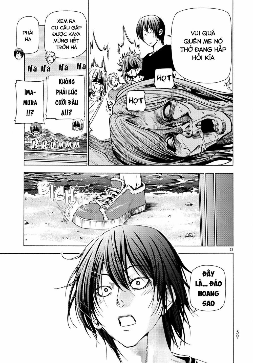 cô gái thích lặn - grand blue chapter 41 22