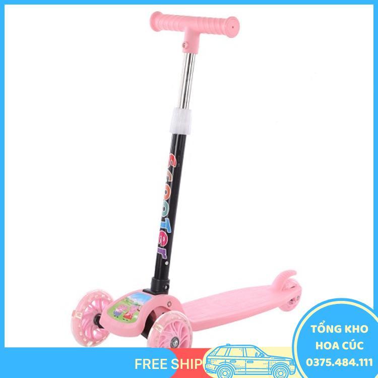 Xe Scooter Cho Bé - Màu Hồng - Vận Chuyển Miễn Phí Toàn Quốc