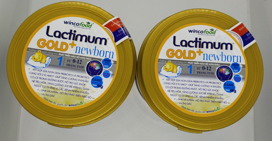 2 Hộp Sữa Bột Wincofood Lactimum Gold + Newborn 1: 0 – 12 tháng tuổi (900 gam) (Tặng nón bảo hiểm Wincofood)