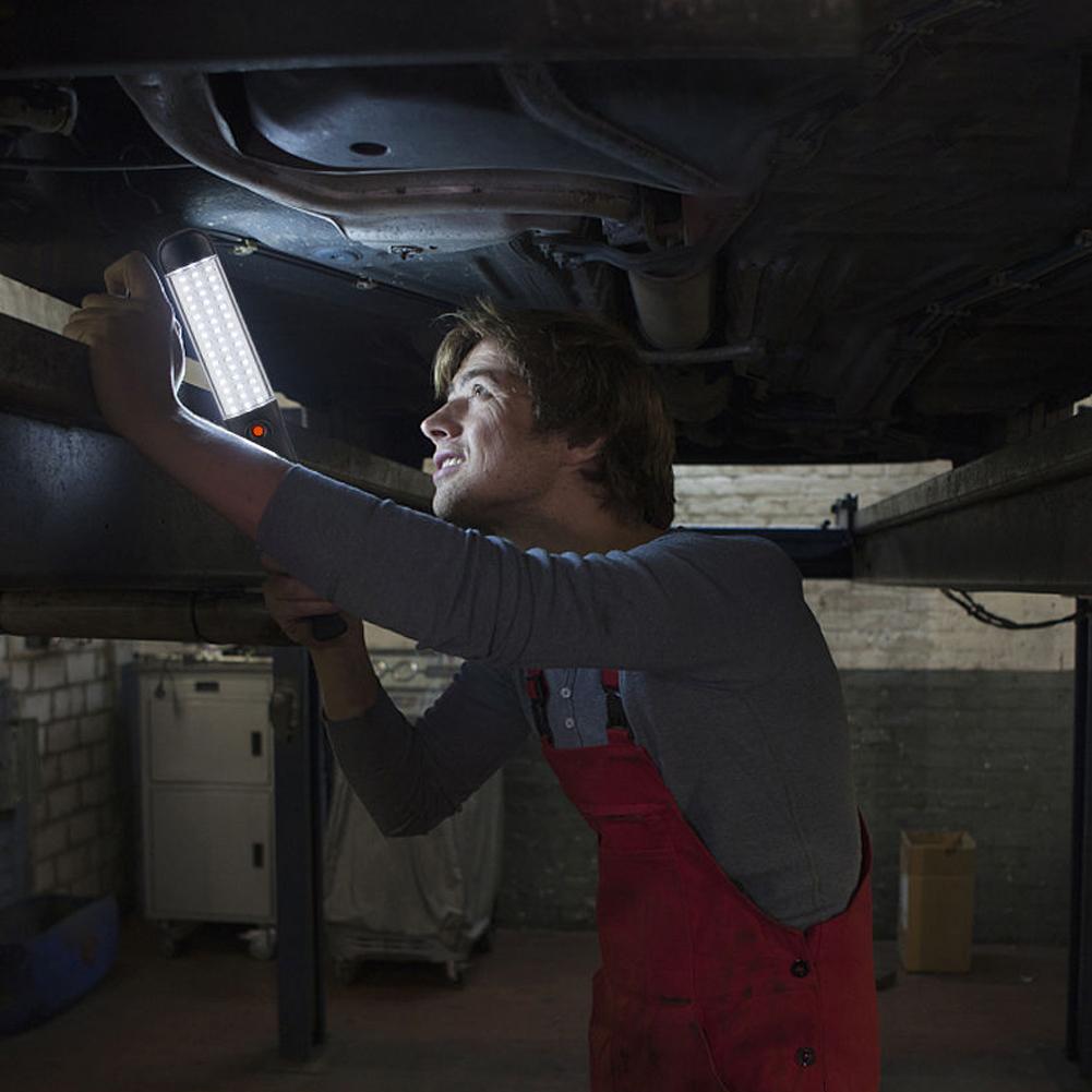 Đèn Pin Cầm Tay Có Độ Sáng Cao Led Có Thể Sạc Lạ Với Nam Châm Móc Xoay 360 °