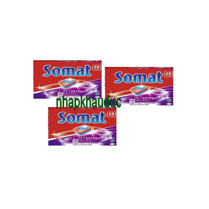 Viên rửa bát Somat All in 1 dành cho máy rửa bát Đức, Nhật
