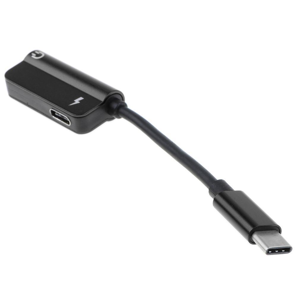 To 3.5mm Headphone Audio Adapter and Charging Cable