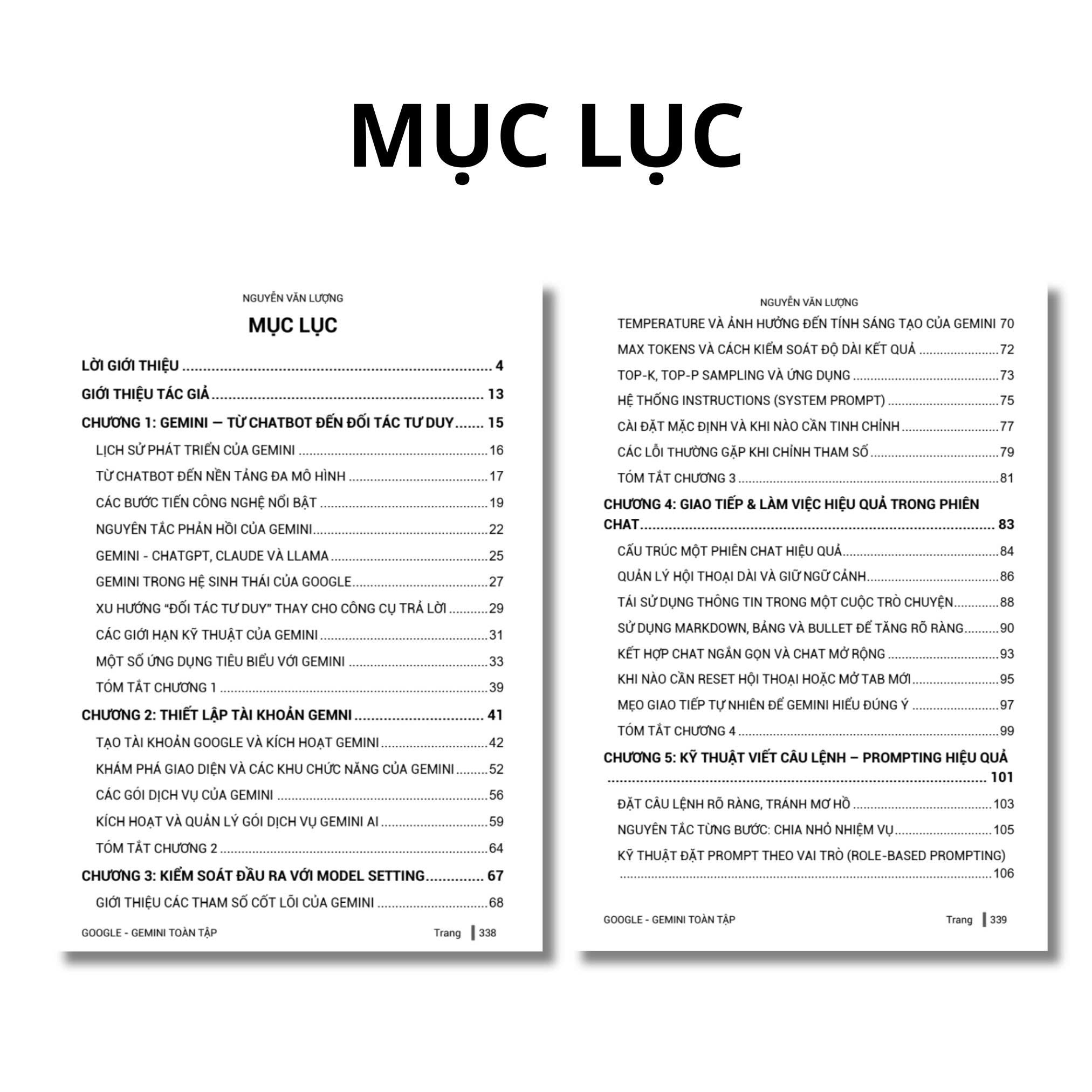 Sách - Google Gemini Toàn tập