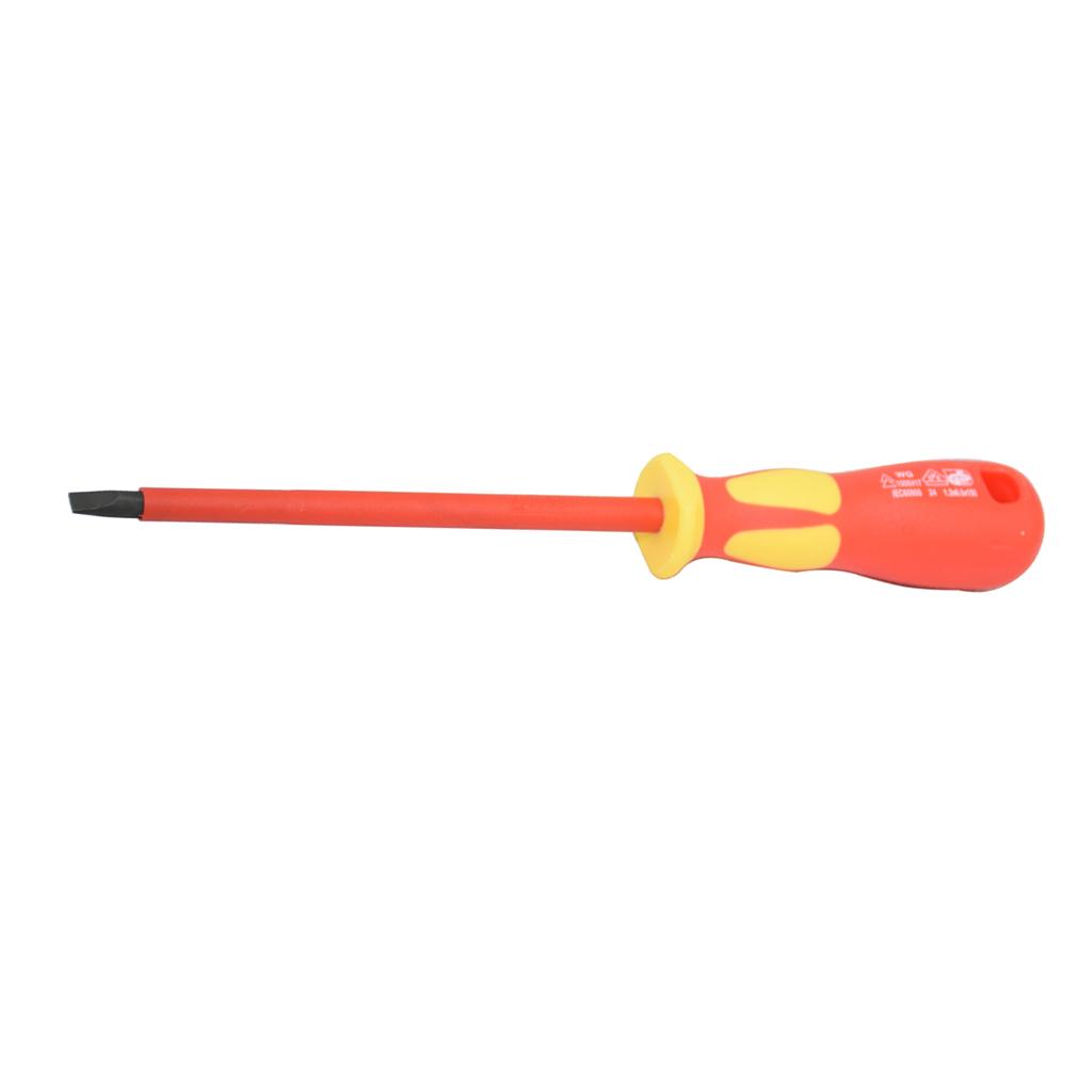 2Pcs Flat Insulated Screwdriver Flat Terminal Block Screwdriver Power Tools