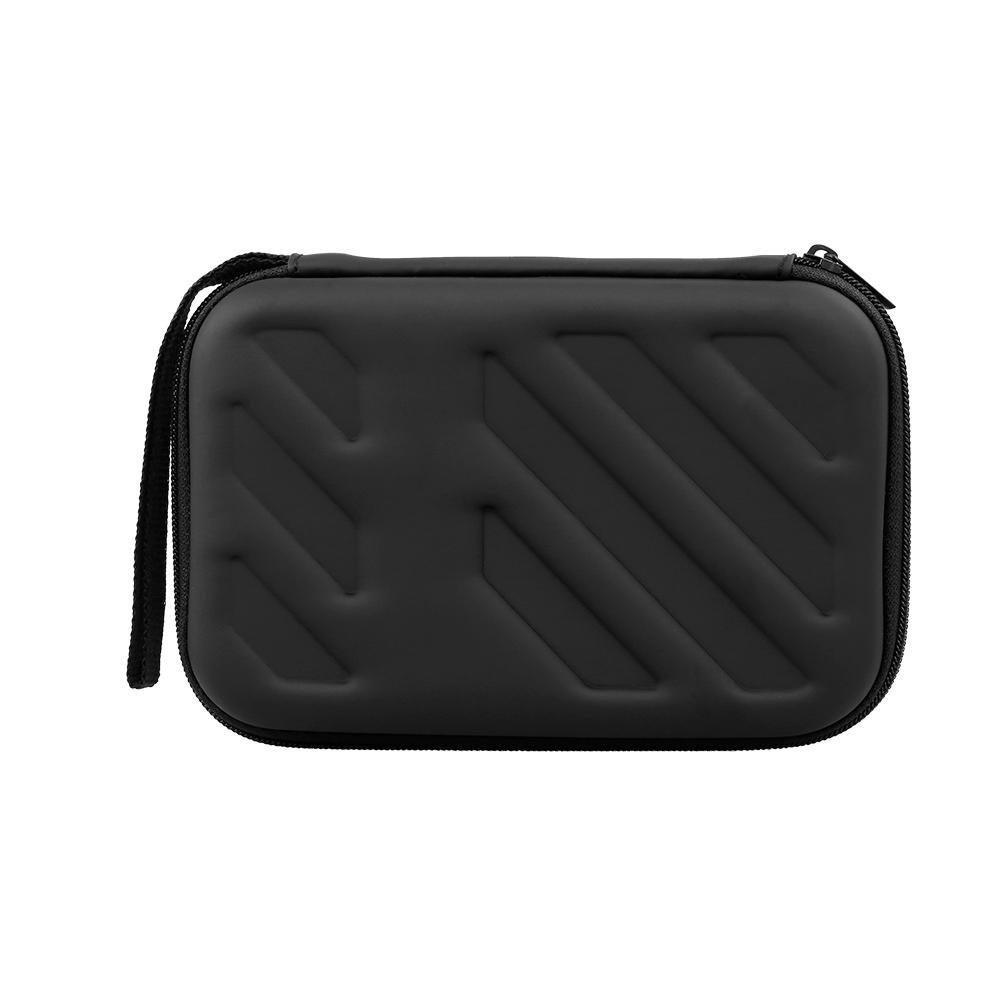 External Hard Drive Disk Case Shockproof EVA Case 2.5in HDD with Mesh Pocket and Soft Inner Fabric Carrying Case for