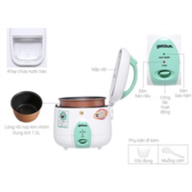 Nồi cơm điện nắp Gài 3D 1,5 lít ARC-G150GP