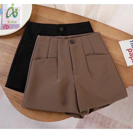 Quần Short nữ lưng cao ống rộng SK04