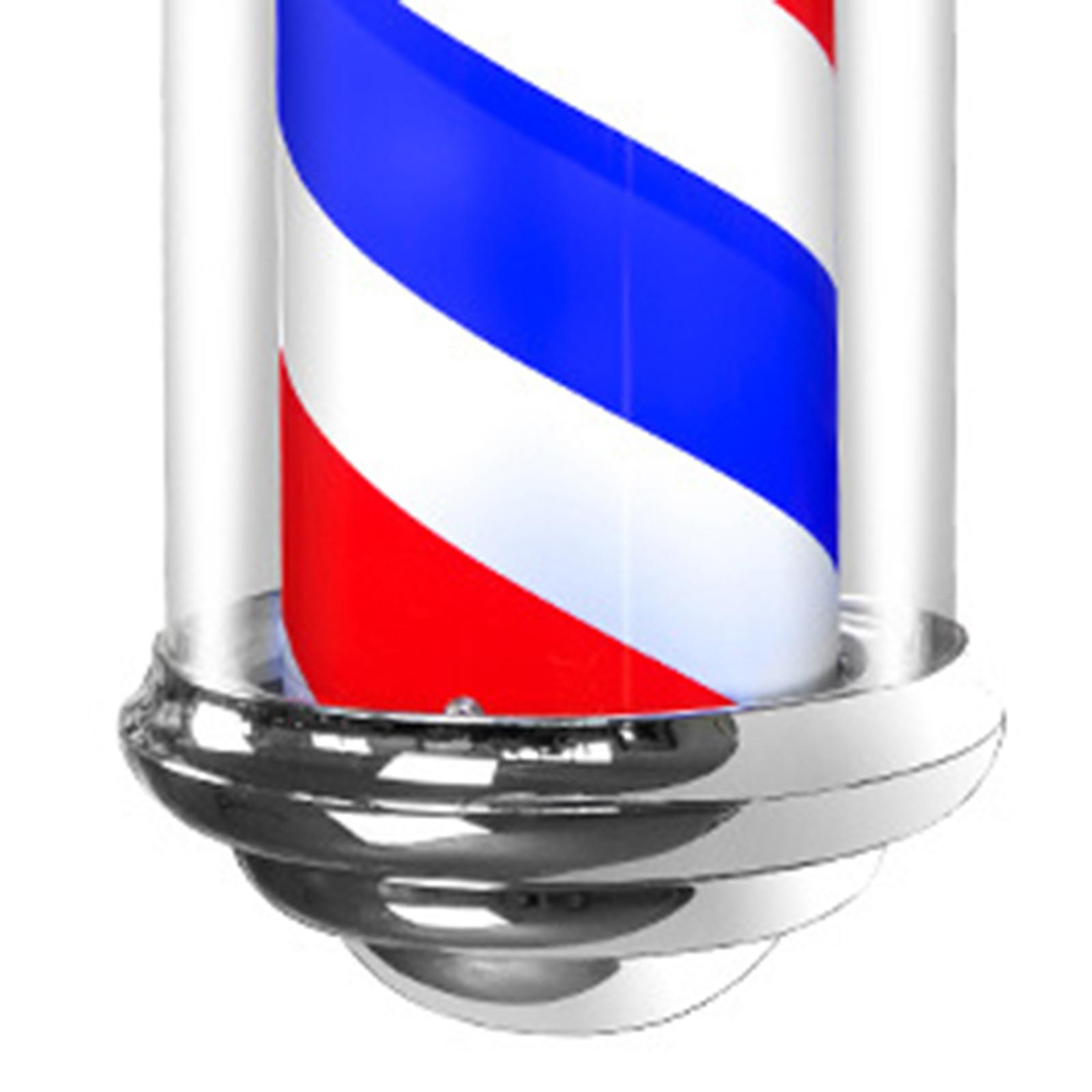 Rotating Pole LED Light Save Energy Rainproof Outdoor Barber Shop Sign Open