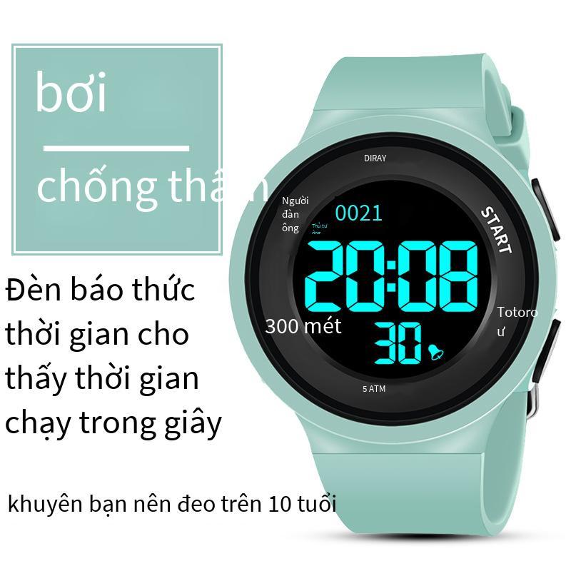 Đảm Bảo Chất Lượng Đồng Hồ Cặp Đôi Cao Cấp Học Sinh Trung Học Thể Thao Chống Thấm Nước Đồng Hồ Điện Tử Phát Sáng LED Đơn Giản Nam Đồng Hồ Thời Trang Nữ