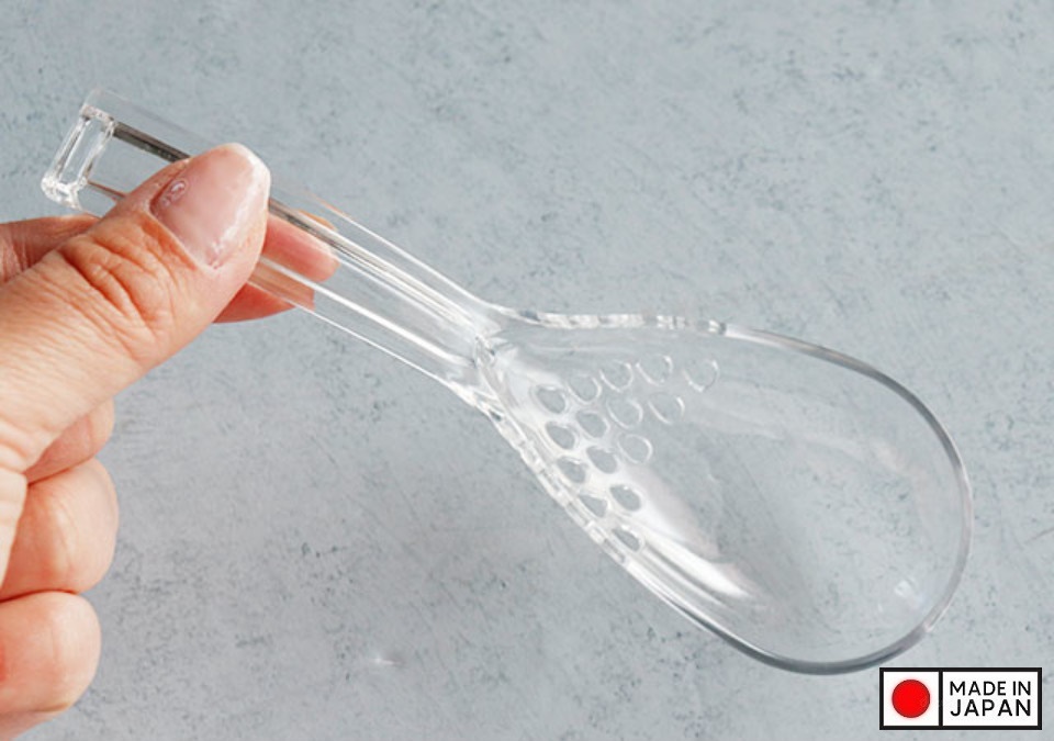Thìa nhựa ăn súp Kokubo Slotted Spoon - Made in Japan
