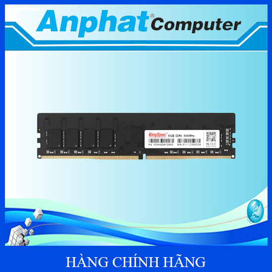 Bộ nhớ RAM PC Kingspec 8GB/16GB DDR4 3200MHz - Hàng chính hãng