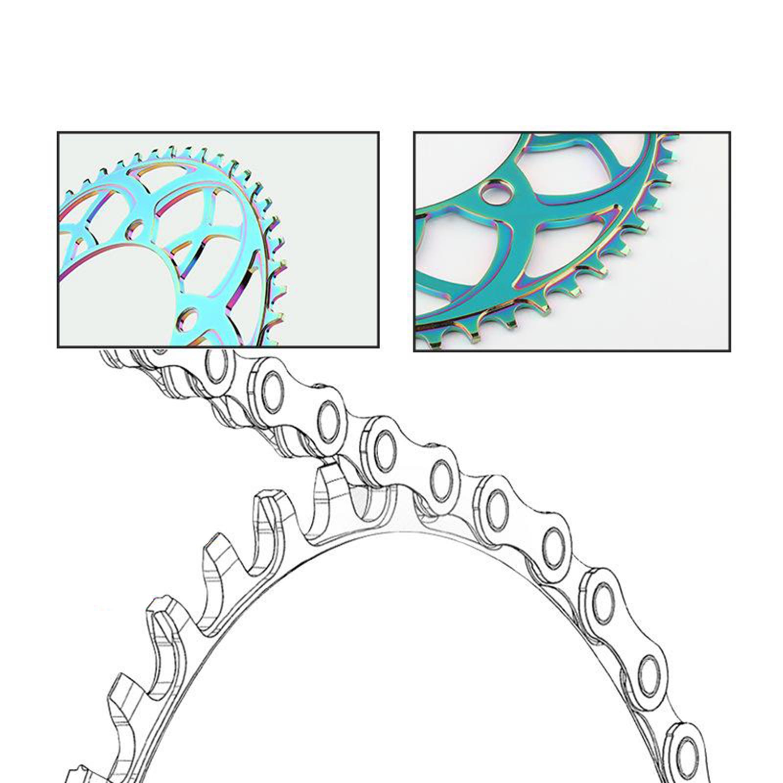 Bike Chainring Single Speed Narrow Wide 130BCD Chainwheel Repair