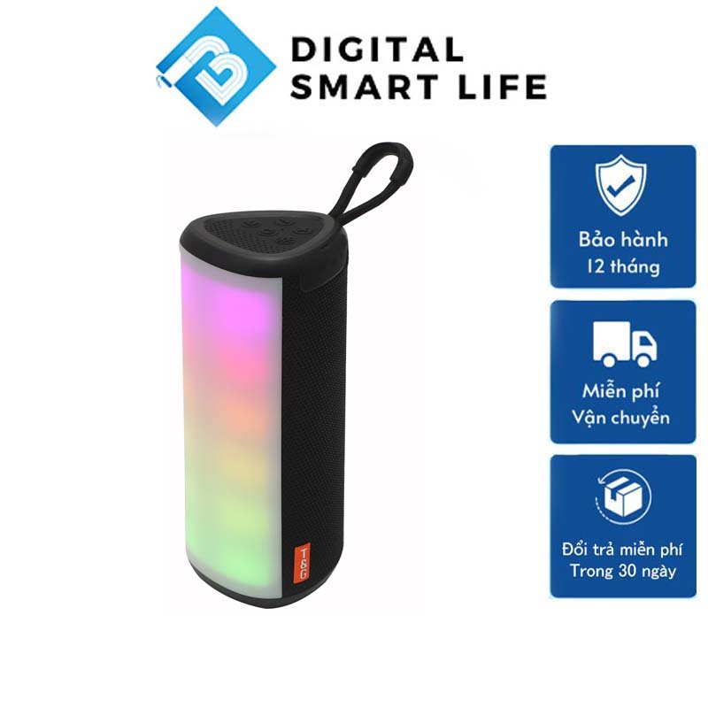 Loa Bluetooth Mini Không Dây Bass Mạnh T-G 357 Cầm Tay Có Đèn Led RGB Treble Rời Nghe Nhạc Công Suất Lớn Hát Karaoke Vi Tính Tương Thích Với Điện Thoại MáyTính Quay Tiktok Triệu View