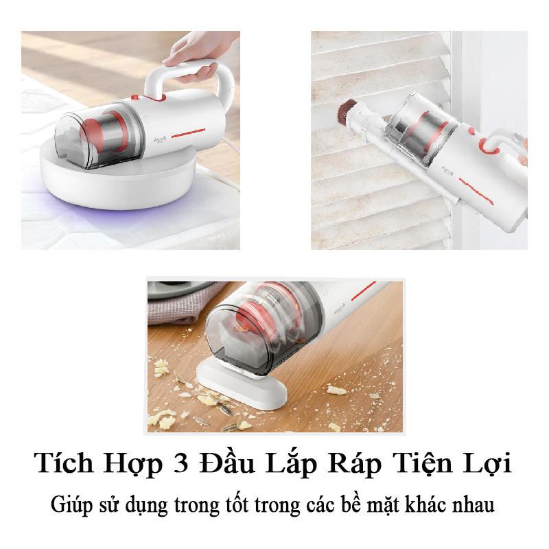 Máy Hút Bụi Mini Cầm Tay DEERMA  CM1300 - Đa Năng 3 Trong 1  ( hàng nhập khẩu)