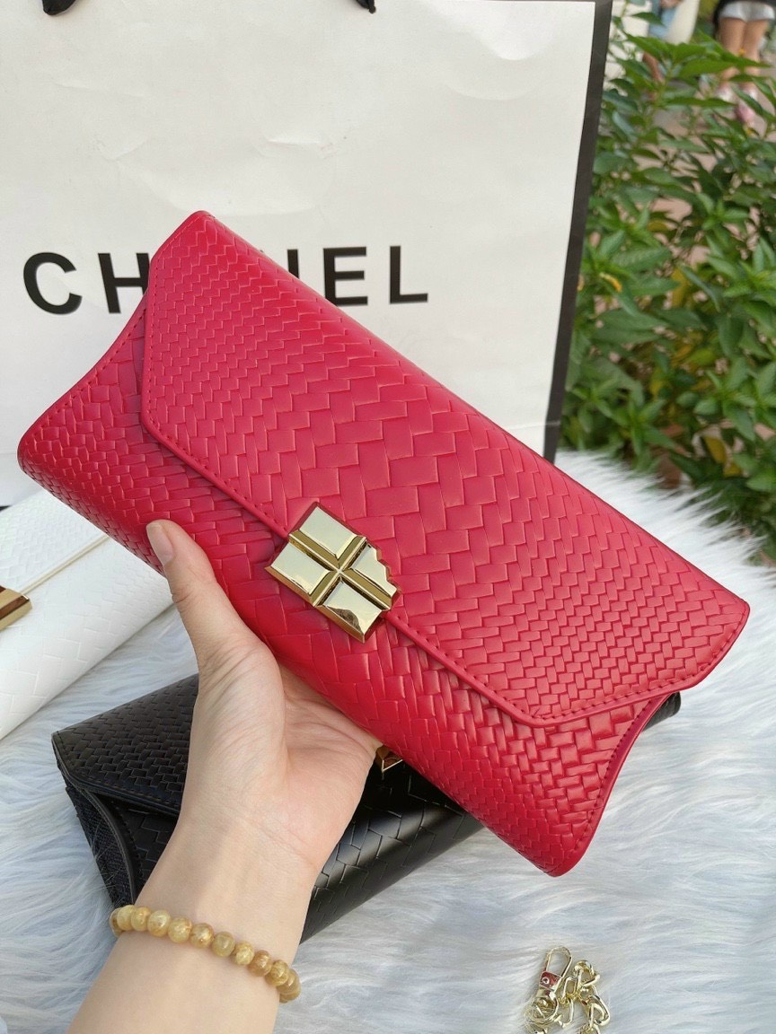 Ví cầm tay đi tiệc kèm dây đeo chéo thời trang