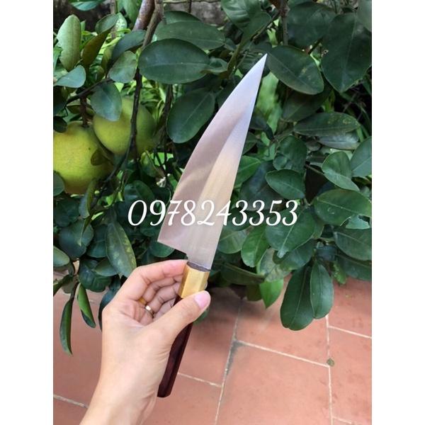 Dao lọc không gỉ cán cẩm khâu đồng
