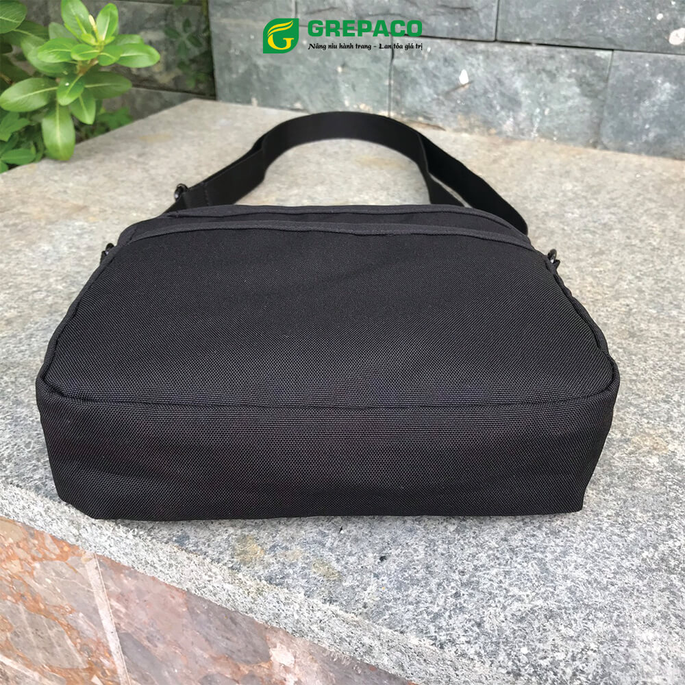 Túi Đeo Chéo Grepaco Nam Nữ Unisex Vải Bố Canvas Tote Chống Nước Dạng Dây Đeo Vai Xách Đa Năng Đựng Điện Thoại Tiền Đi Học Du Lịch Thể Thao Size Mini Phong Cách Thời Trang Hàn Quốc