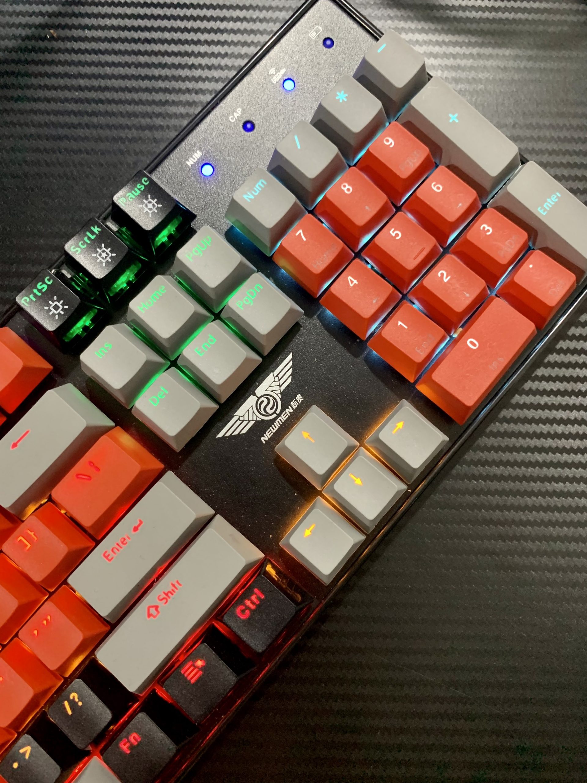 Bàn phím quang cơ không dây Newmen GM335 Hotswap Keycap PBT - Hàng Chính Hãng