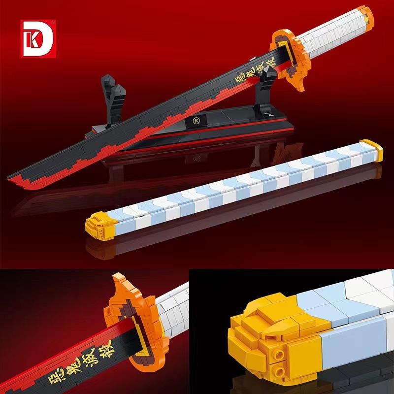 (790 chi tiết)Bộ đồ chơi lắp ráp kiểu Lego Demonn Slayerrr Sword of Flame Diệt quỷ thanh kiếm lửa model DK1503