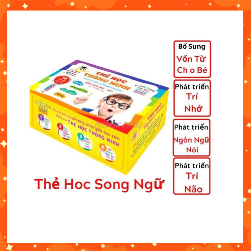 Thẻ Học 16 Chủ Đề Với 416 Thẻ Dai Và Sắc Nét Kèm Song Ngữ Anh Việt Cho Bé Học