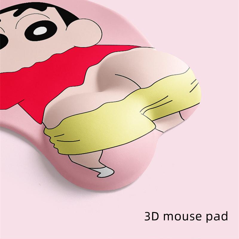 Miếng Lót Chuột Đáng 3D Silicone Mousepad Hoạt Hình Chống Trượt Bảo Vệ Miếng Lót Chuột Dễ Thương Thảm Cô Gái Quà Tặng
