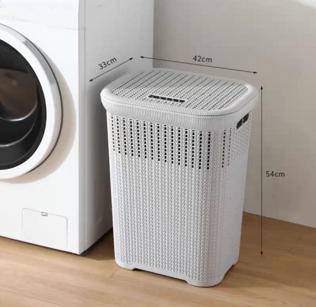 GIỎ ĐỰNG QUẦN ÁO ĐA NĂNG – SỌT ĐAN CÓ NẮP KIỂU HÀN QUỐC ✨ GỌN NHÀ – SẠCH SẼ – THẨM MỸ – CHỌN MÀU TUỲ THÍCH