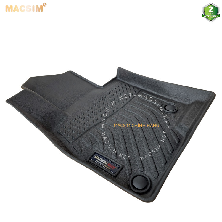 Thảm lót sàn xe ô tô Mazda 3 2020+ Nhãn hiệu Macsim chất liệu nhựa TPE cao cấp màu đen