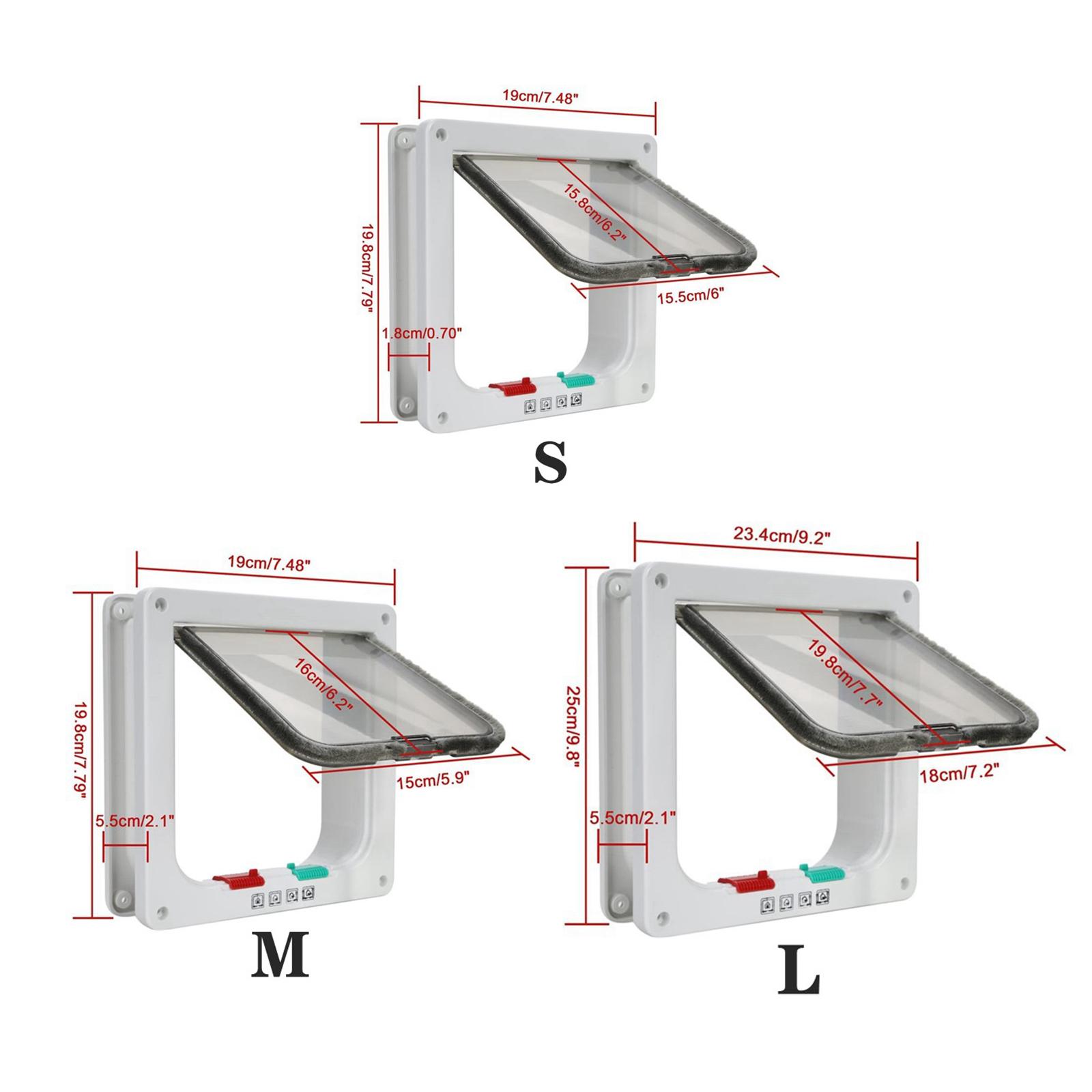 Cửa Dễ Dàng Lắp Đặt Cho Thú Cưng Với 4 Cách Khóa