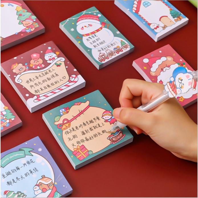 Note ghi chú Noel 8x8cm 50 tờ giá sỉ
