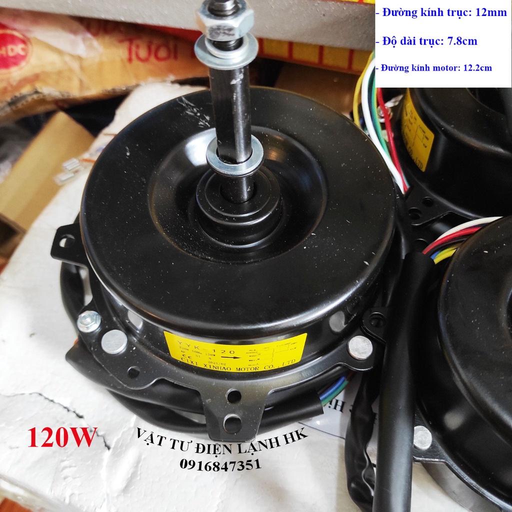 Motor quạt điều hòa hơi nước quay thuận quay ngược - mô tơ quạt trục 12mm 8mm