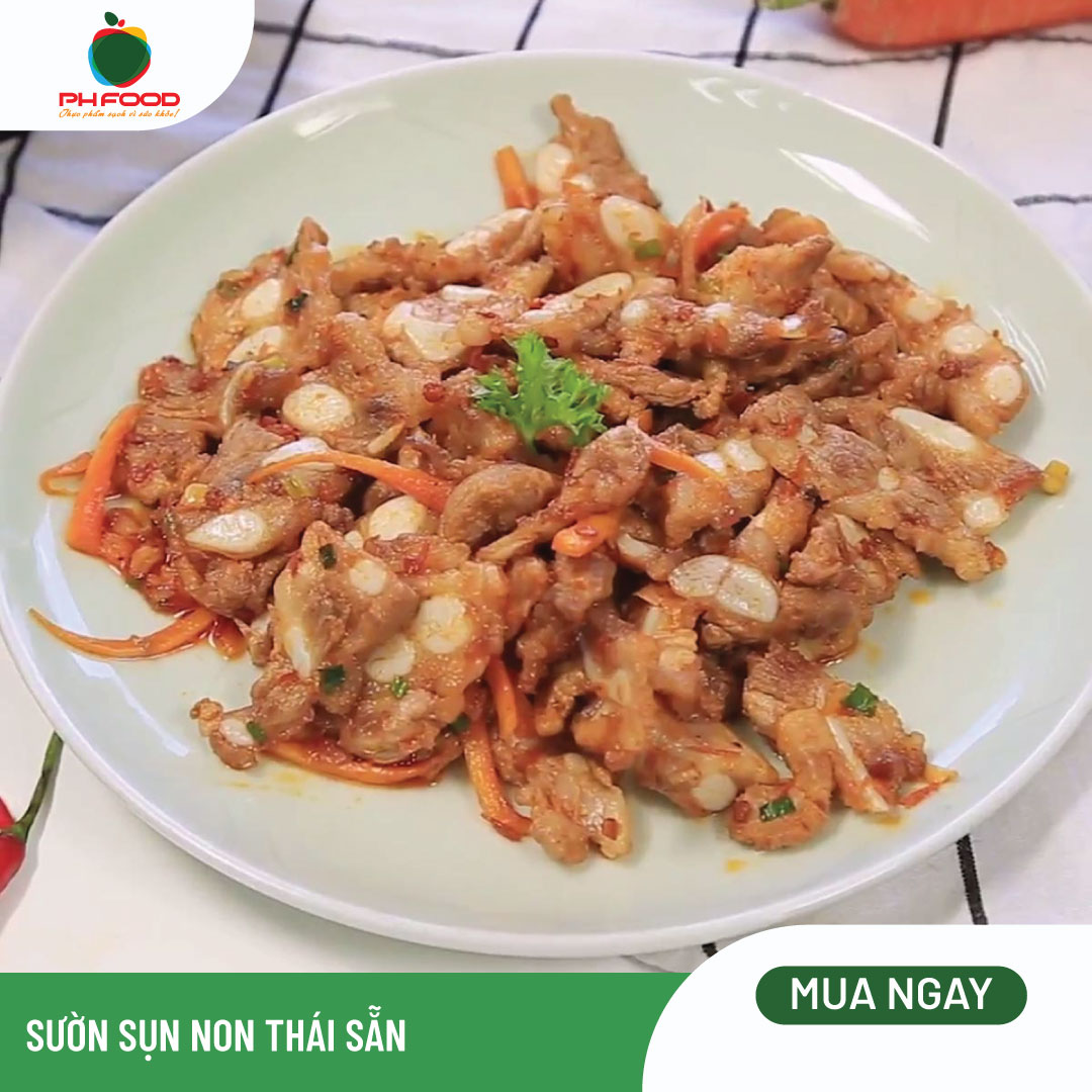 - Sườn Sụn Non Heo - 500g - Hút Chân Không