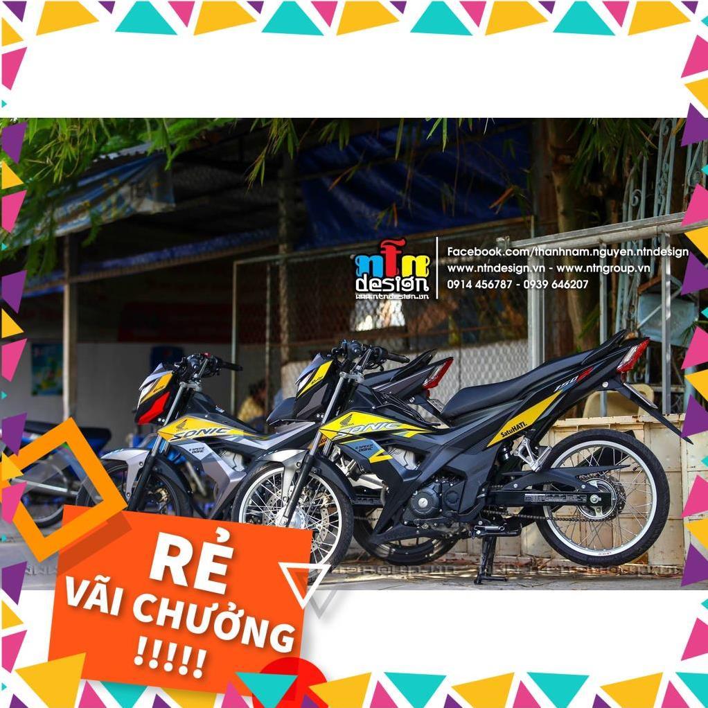 Tem Rời Sonic Mẫu 150R Vàng Đen