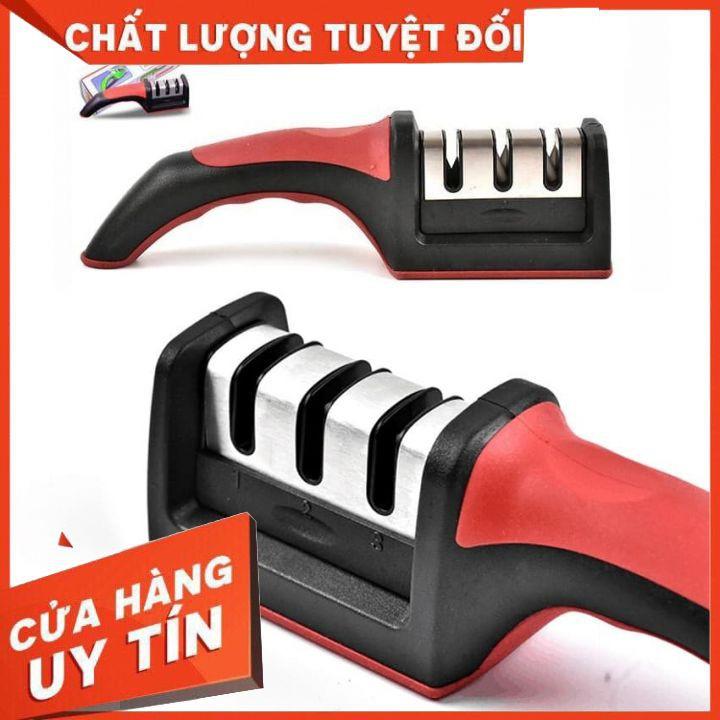 Dụng cụ mài dao kéo 3 cấp độ cầm tay Living C , mài dao nhanh bén siêu tiện lợi