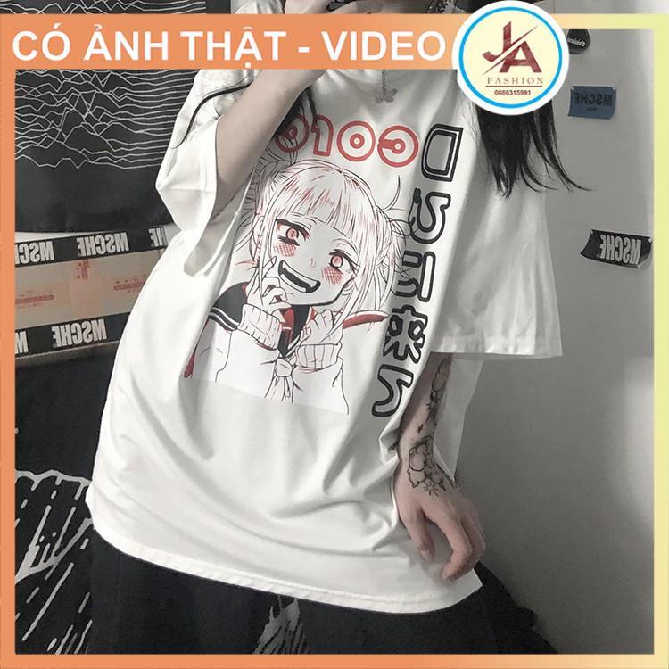 Áo Thun Nữ in hình Anime HIMIKO TOGA core chất cotton thoáng mát ,áo phông ngắn tay JASHOP JASHOP