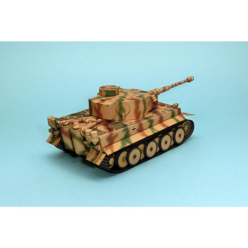 Mô hình giấy xe tank tiger I tỉ lệ 1/72