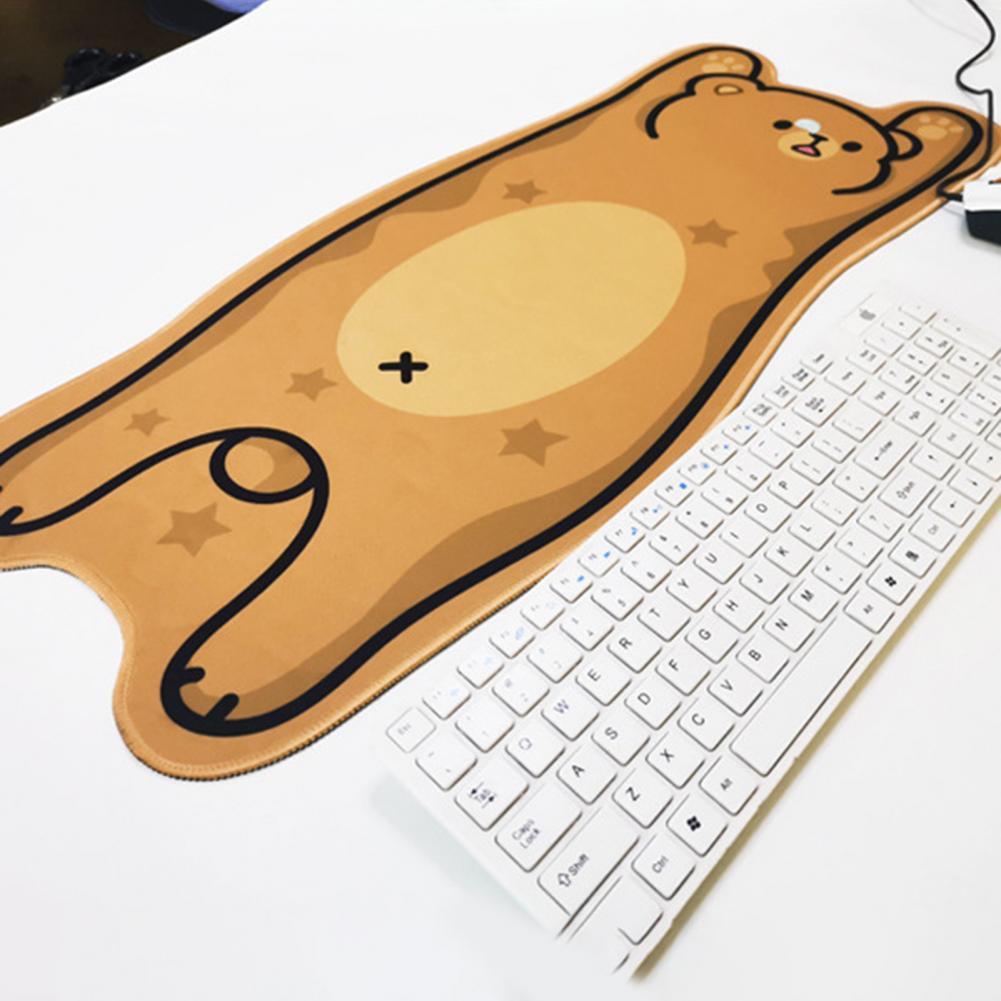 Tấm Lót Chuột Máy Tính Bằng Cao Su PC Chống Trượt In Họa Tiết Hoạt Hình Động Vật Dễ Thương Tiện Dụng Cho