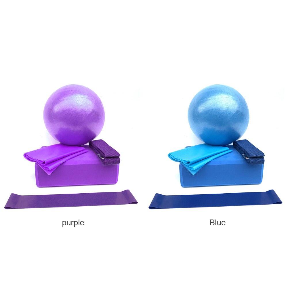 Exercise Gym Yoga Ball Ball Home Block Brick Fitness Resistance Band Pilates for Easy Safety Working-out Ornaments