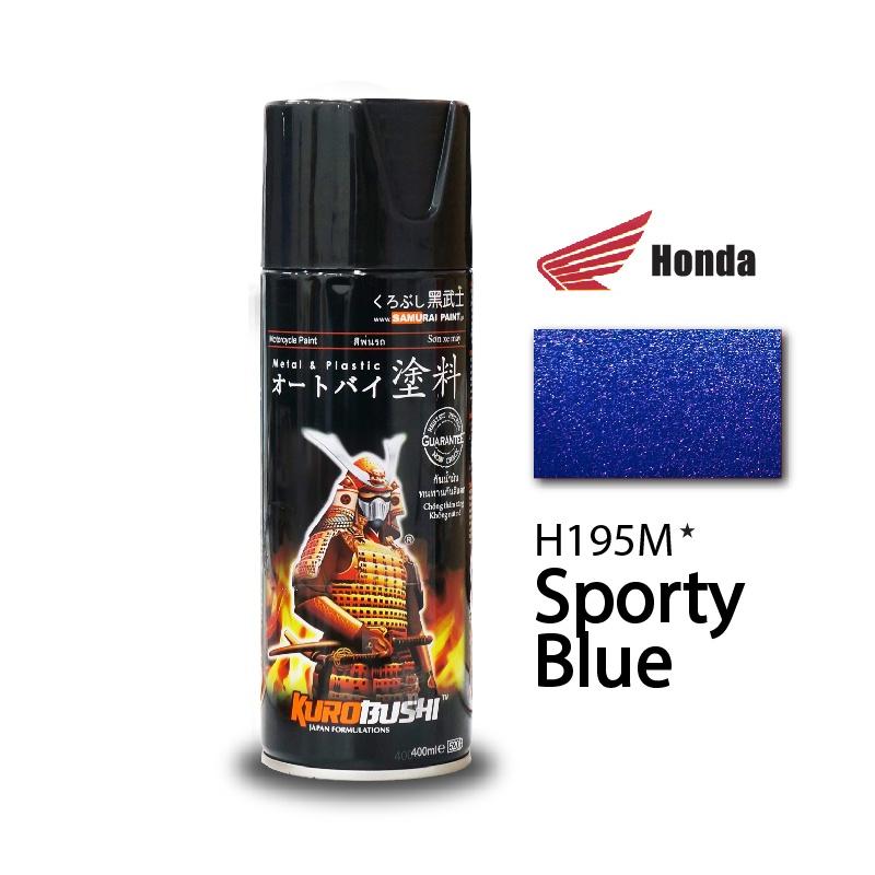 COMBO Sơn Samurai màu xanh dương H195M gồm 4 chai đủ quy trình độ bền cao