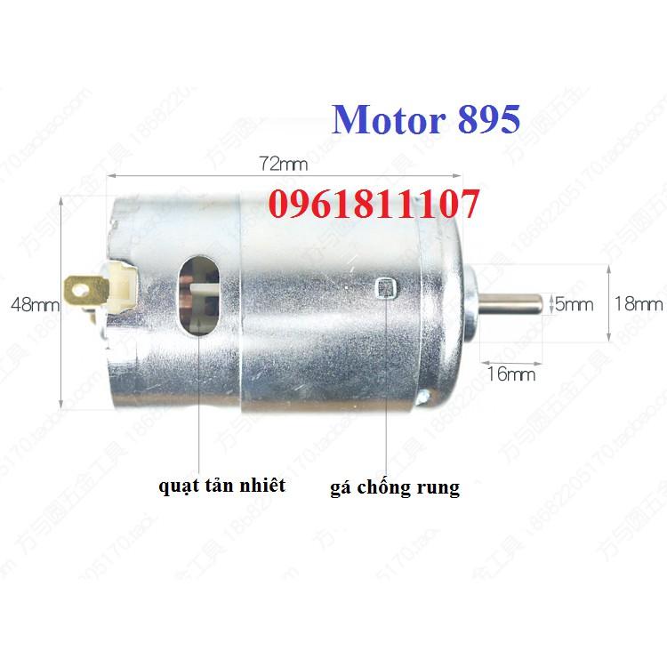 Motor 895 2 bạc đạn 368w 12v cốt 5mm