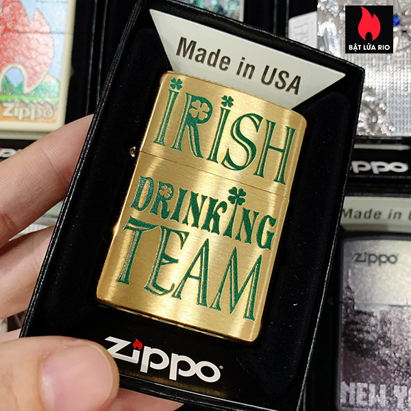 Bật Lửa Zippo 204B Irish Drinking Team