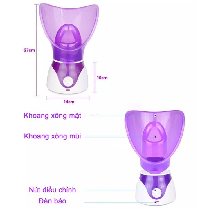 Máy xông mặt mũi họng mini, Máy xông hơi mini thảo dược hoa quả, Xông hơi mũi thông minh an toàn, tiện dụng